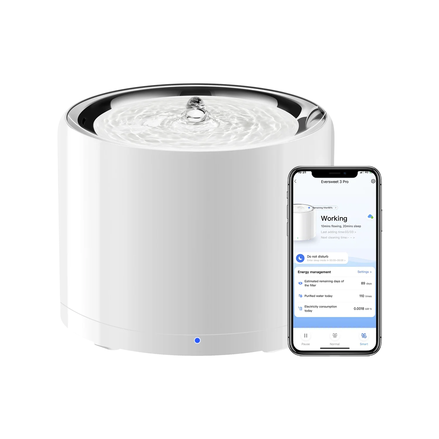Automatic Pet Feeder - Fontanna dla zwierząt Pet Smart z