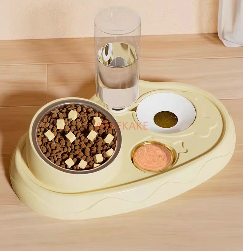 Pet Supplies Is Food - Miska dla kota, Podwójna miska, Miska