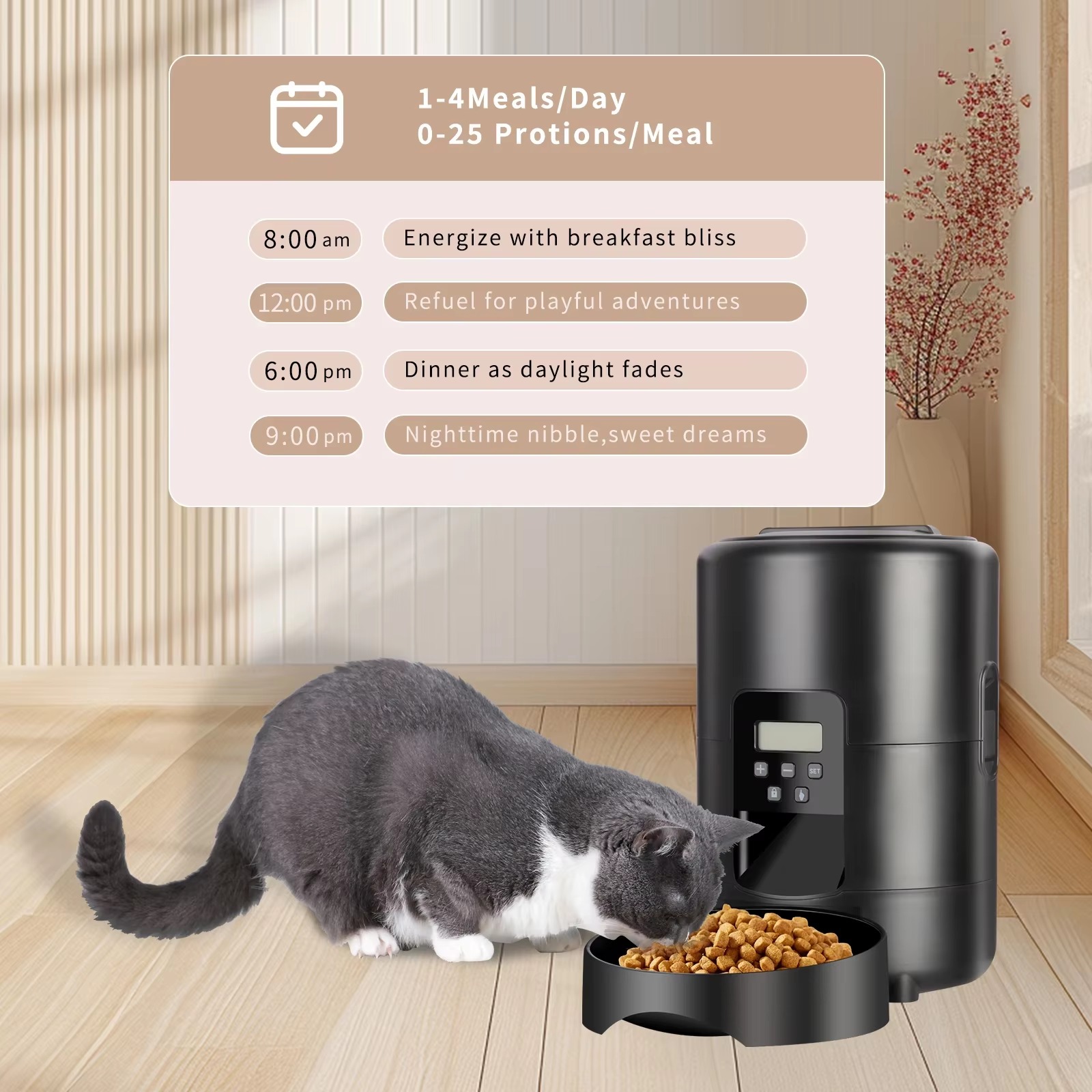 Automatyczny podajnik karmy dl – Automatic Pet Feeder recenzja i cena
